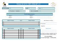 FEUILLE DE MATCH 