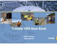 Trimble VRS Now Eesti - AlphaGIS