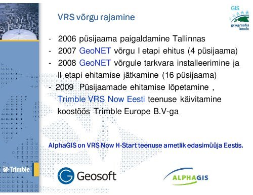 Trimble VRS Now Eesti - AlphaGIS