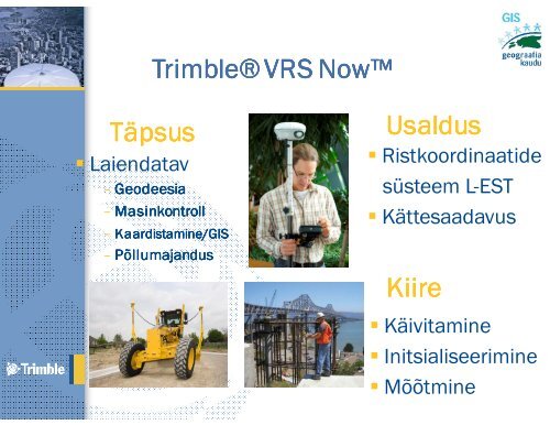 Trimble VRS Now Eesti - AlphaGIS