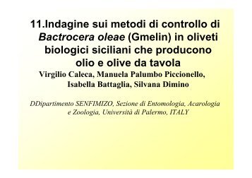 "biologici" siciliani - Arsia