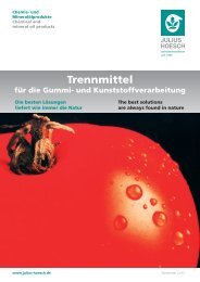 Lieferprogramm Trennmittel - Julius Hoesch DÃ¼ren