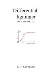 Differentialligninger for A-niveau i stx