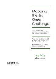 Mapping the Big Green Challenge - The Skills & Learning ...