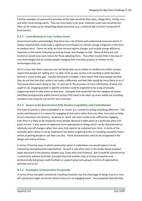 Mapping the Big Green Challenge - The Skills & Learning ...