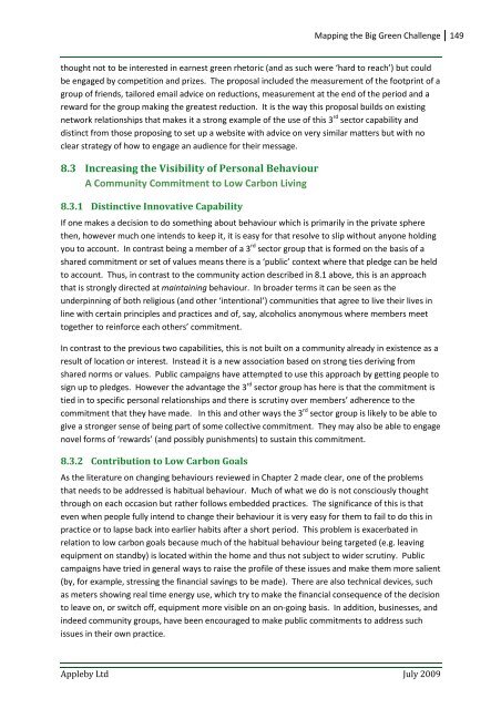 Mapping the Big Green Challenge - The Skills & Learning ...