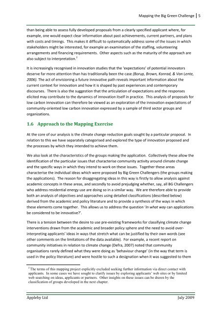 Mapping the Big Green Challenge - The Skills & Learning ...