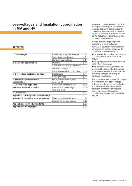 Overvoltages & Insulation Coordination - engineering site