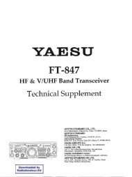 Yaesu - FT-847 Service manual (reduced) - RadioManual.eu