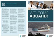 Welcome aboard! - Maersk Tankers