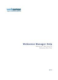 Websense Manager Help (PDF)