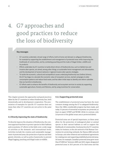 G7-Elmau-Progress-Report-2015-Biodiversity-A-vital-foundation-for-sustainable-development