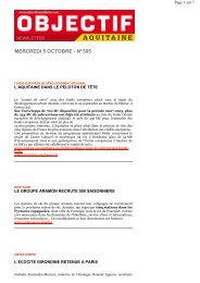 MERCREDI 5 OCTOBRE - NÂ° 505 - Cap Ingelec