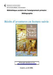 RÃ©cits d'aventures en lecture suivie