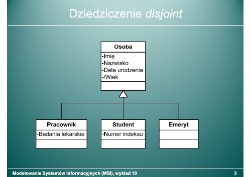 Modelowanie SystemÃ³w Informacyjnych (MSI) - pjwstk