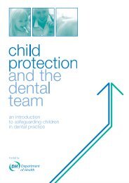 Child Protection and the Dental Team - Wales Deanery