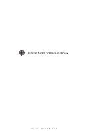 2005 LSSI ANNUAL REPORT - Lutheran Social Services of Illinois