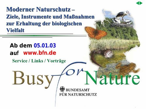 Moderner Naturschutz - Bundesamt fÃ¼r Naturschutz