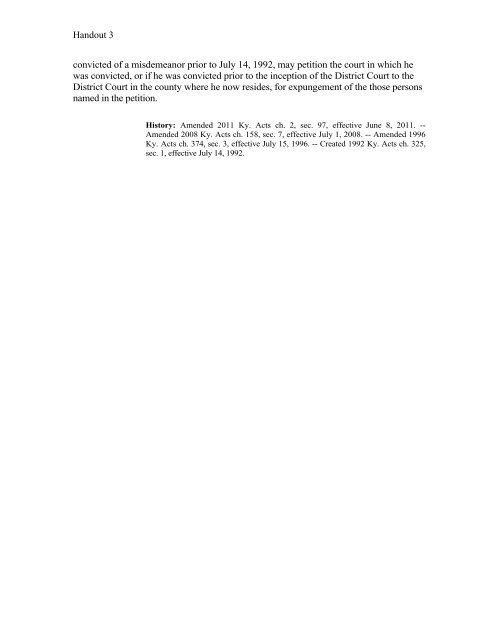 how to expunge your criminal record in kentucky how to expunge your criminal record in kentucky