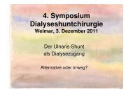 Vortrag (PDF-Datei) - Dialyseshunt