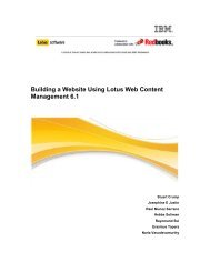 Building a Website Using Lotus Web Content Management 6.1