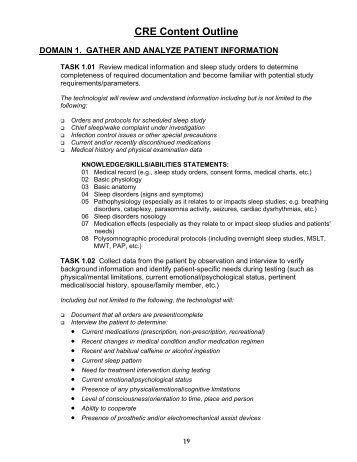 RPSGT Examination Matrix - AARC.org