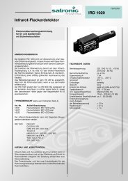 IRD 1020 Infrarot-Flackerdetektor - Seltron