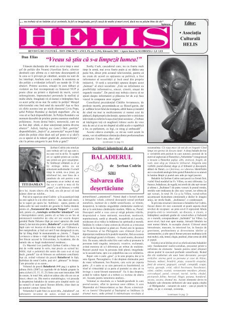 Helis Februarie 2011 Pmd Revista Helis