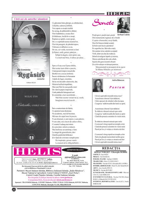 Helis februarie 2011.pmd - Revista HELIS