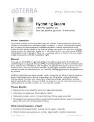 Hydrating Cream - dōTERRA - Essential Oils