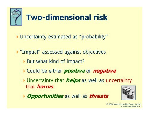 Critical Success Factors for Effective Risk Management