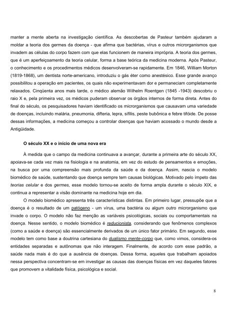 Texto Complementar 1.2. Straub - Saude e doenÃ§a