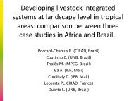 Developing livestock integrated systems at landscape level in - LiFLoD