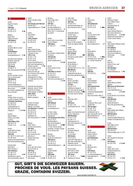 Brunch-Zeitung 2008 - Link Grischun