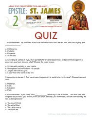 James 2 quiz - Orthodox Christian Bible Studies