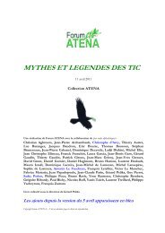 MYTHES ET LEGENDES DES TIC - Forum Atena