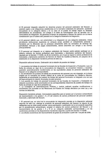 Dossier nÃºm. 21. Proyecto de Ley de creaciÃ³n de las CategorÃ­as de ...