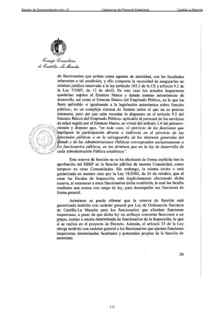 Dossier nÃºm. 21. Proyecto de Ley de creaciÃ³n de las CategorÃ­as de ...