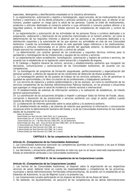 Dossier nÃºm. 21. Proyecto de Ley de creaciÃ³n de las CategorÃ­as de ...