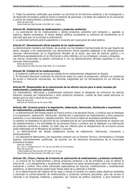 Dossier nÃºm. 21. Proyecto de Ley de creaciÃ³n de las CategorÃ­as de ...