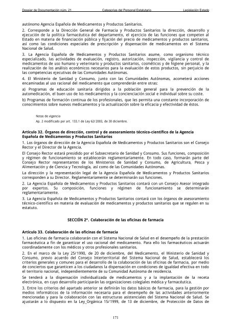 Dossier nÃºm. 21. Proyecto de Ley de creaciÃ³n de las CategorÃ­as de ...