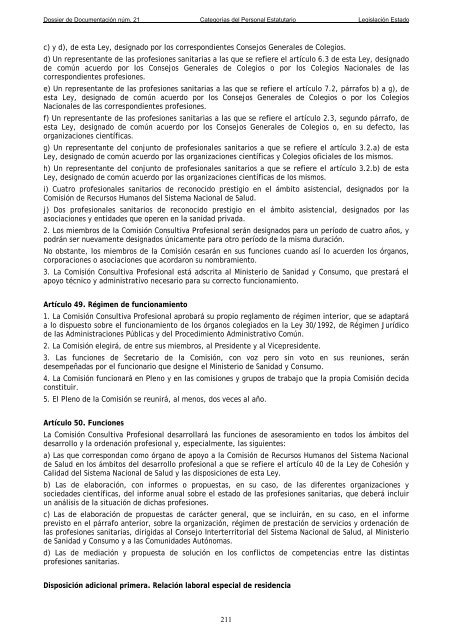 Dossier nÃºm. 21. Proyecto de Ley de creaciÃ³n de las CategorÃ­as de ...