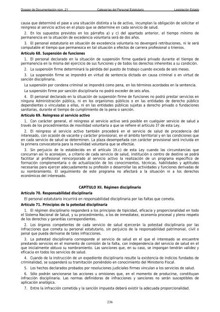 Dossier nÃºm. 21. Proyecto de Ley de creaciÃ³n de las CategorÃ­as de ...