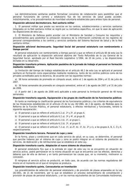 Dossier nÃºm. 21. Proyecto de Ley de creaciÃ³n de las CategorÃ­as de ...