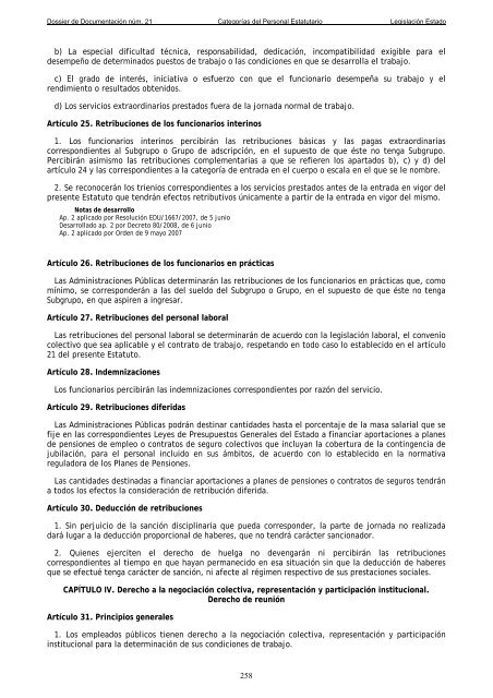 Dossier nÃºm. 21. Proyecto de Ley de creaciÃ³n de las CategorÃ­as de ...