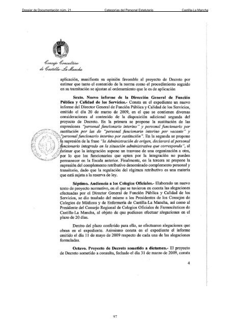 Dossier nÃºm. 21. Proyecto de Ley de creaciÃ³n de las CategorÃ­as de ...