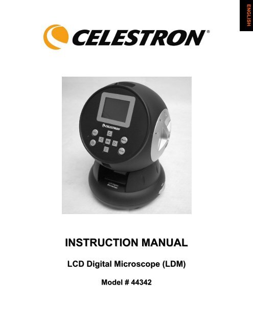 INSTRUCTION MANUAL LCD Digital Microscope (LDM)