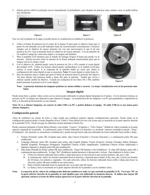 INSTRUCTION MANUAL LCD Digital Microscope (LDM)