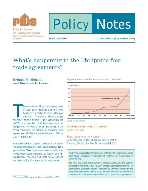 What's Happening in the Philippine Free Trade Agreements?