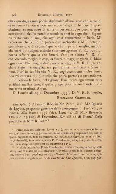 Epistolae mixtae, ex variis Europae locis ab anno 1537 ad ... - Libr@rsi